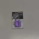 Puroma 1 Pack Combination Lock for Locker 4 Digit Outdoor Waterproof Padlock for School, Gym, Sports, Fence, Toolbox, Gate, Case, Outdoor, Hasp Storage (Purple)