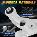 4Pcs Suspension Kit Front Lower Control Arm and Ball Joint Compatible With 2014 2015 2016 2017 2018 Jeep Cherokee Replace #K643179 K643180 K500287