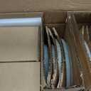 KINGSTONE Stoneware Dinnerware Sets for 4, Reactive Glaze, Kiln-Fired Green