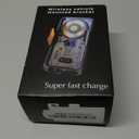 Fast Wireless Car Charger Wireless Charging Phone Mount for Car Magnetic Navigation Car Phone Holder Automatic Smart Sensor Clamping Rotating with Charger Station Fast Wireless Charger Max 120W(Black)