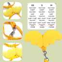 2 x Pet Cole Duck Outside Walking Harness Leash, Adjustable Outdoor Training Traction Rope, Duck Harness and Leash for Real Ducks Cat Dog Hen Chickens Goose Small Pet (yellow)