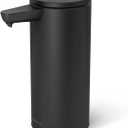 simplehuman 9 oz. Touch-Free Automatic Rechargeable Sensor Pump, Matte Black Stainless Steel, New (9 oz. Rechargeable (New))