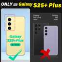 TUCCH Case Wallet for Galaxy S25 Plus 5G, Kickstand [RFID Blocking] Card Holder, Folio Magnetic PU Leather [TPU Shockproof Interior Case] Protective Folio Cover Compatible with Galaxy S25 Plus, Black