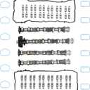 Engine Camshafts Rockers Arm Lifters Kit, 3.6L V6 Pentastar, for Jeep Wrangler Grand Cherokee Grand Caravan,for Dodge Durango Charger Challenger,for Ram 1500,for Chrysler 300, 11-16 (66pcs)