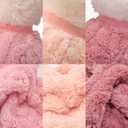 3 x Dog Sweater, 3 Pack Dog Sweaters for Small Dogs or Cats, Girl or Boy, Warm Dog Clothes Shirt Coat for Winter Christmas (Peach, Dark Pink, Light Purple, XX-Small)