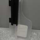 Rehabilitation Advantage Clear Polycarbonate Wheelchair Half Tray, Flip Down