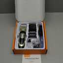 oneisall Dog Clipper Low Noise, Dog Grooming Kit with Rechargeable, Pet Shaver Cordless Electric Quiet Hair Clipper Set for Dogs Cats PetsGold