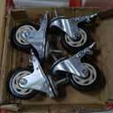 VEVOR Welding Table 36"x18", 1200lbs Load Capacity Steel Welding Workbench Table on Wheels, Portable Work Bench with Braking Lockable Casters, 4 Tool Slots, 5/8-inch Fixture Holes, Tool Tray