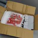 Elaruslux 12 Pack 7 Inch 3CCT Ultra-Thin LED Recessed Light with Junction Box, 3000K/4500K/6000K Selectable, 18W Eqv 125W, Dimmable Canless Downlight, 1600LM High Brightness