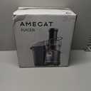AMEGAT Juicer Machines, 1300W Peak Power Centrifugal Juice Extractor Machine with 3.2" Wide Mouth for Whole Fruits and Vegetables, 2-Speed Fruit Juicer, High Juice Yield, Easy to Clean, BPA-Free There Is A Crack