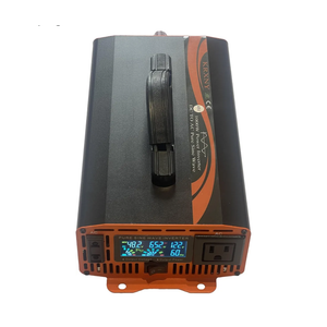 1000W Power Inverter 48V DC to 110V 120V AC Converter Pure Sine Wave LCD Display for RV Truck Camping Off Grid Home Solar with Handle