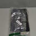 Astylish Women's High Waisted Raw Hem Jeans Stretchy Wide Leg Frayed Straight Denim Pants (4, Black)