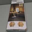 PEIDUO Easter Decorations for The Home, 2FT Easter Tree with LED Lights, Warm White Tree Lamp, Fairy Light Spirit Tree for Room Inside Fireplace Decor, Battery Powered, Timer 1 Pack