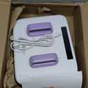 HTVRONT Heat Press Machine for T Shirts - Portable 12X10 Heat Press with Pressure Display, Heats Up Fast & Evenly H10 Heat Press Machines for HTV, Sublimation, Heat Transfer Projects (Lavender Purple)