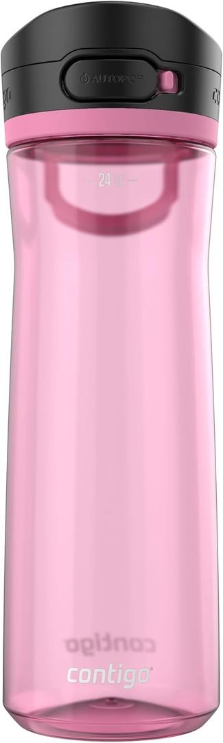 Contigo Jackson Water Bottle, 24 oz, Azalea (24oz (Pack of 1))