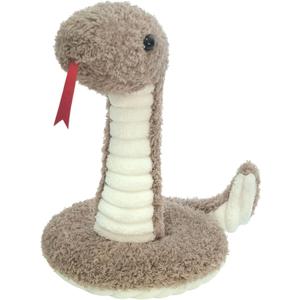 Brown Plush Snake Stuffed Animal Toy, Soft Cuddly Plushie Hugger Toy for Boys & Girls, Gifts for Kids or Girlfriend, 17 Inches