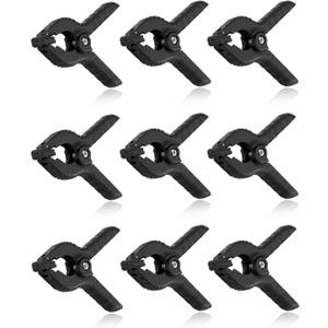 Selens 4.5 inch Heavy Duty Muslin Clamps Clips 9 Pack for Photo Studio Backdrops Backgrounds Woodworking