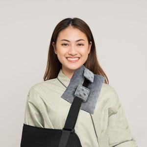 Strap Cushion for Arm Sling, Pain Relief Arm Sling Strap Pad for Surgery Recovery and Elbow Surgery Recovery Items, Shoulder Brace Carry Padding Pillow (Grey)