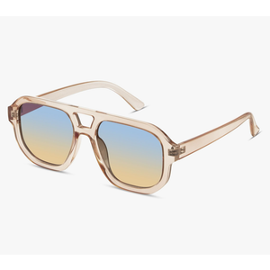 livho Trendy Polarized Square Aviator Sunglasses Women Men Square Eyewear Frame, Retro Sun Glasses for Women Men 2025 Shades
