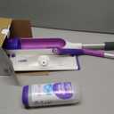 Swiffer PowerMop Multi-Surface Mop Kit for Floor Cleaning, Includes PowerMop, 2 Mopping Pad Refills, 1 Cleaning Solution with Fresh Scent and 2 Batteries (Purple and White)