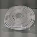 U-Shaped Rubber Edge Sealing Strip Edge Trim 6mmx3mm White U Channel Edge Protector Length 5M