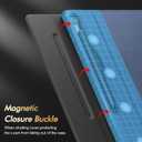 INFILAND Case for Samsung Galaxy Tab S10 FE Plus 5G, Slim Multi-Angle Stand Cover with S Pen Holder for Galaxy Tab S10 FE+ 13.1 Inch (SM-X620/SM-X626B) 2025 Tablet Auto Wake/Sleep (Blue)