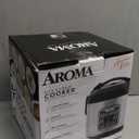 AROMA Digital Rice Cooker, 4-Cup (Uncooked) / 8-Cup (Cooked), Steamer, Grain Cooker, Multicooker, 2 Qt, Stainless Steel Exterior, ARC-914SBD