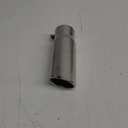 Exhaust tip - 2.5 Inch Inlet Bolt on Design- Stainless Steel Car Muffler Tips 2.5" ID x 3"OD x 8.5"L (Chrome)