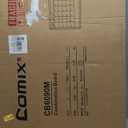 Comix Dry Erase Calendar Whiteboard Corkboard Combo, 36 * 24 inch Monthly Calendar and Bulletin Board Combination for Wall, Aluminum Frame Planner with Dry Erase Markers, Magnets, Push Pins