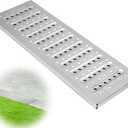 RDUIGT 3Pcs 304 Stainless Steel Channel Drain Grate Cover Metal Drainage Grates 22.8x7.9x1 Inch Trench Drain Gate for Outdoor, Yard, Garden