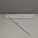 Cordless Light Filtering Mini Blind - 24 Inch Width, 72 Inch Length, 1" Slat Size - Pearl White - Cordless GII Morningstar Horizontal Windows Blinds for Interior by Achim Home Decor