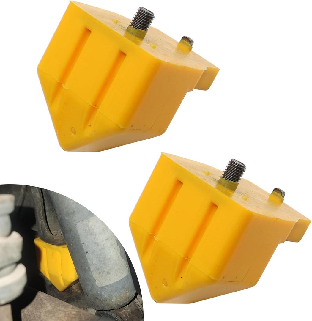 FZJDSD Car Front Jounce Bumper 15835667 523-075 Compatible with Chevrolet Silverado 2001-2010 GMC Sierra 1500 2500 3500 Hummer H2 Control Arm Bumpers Stop (Axle Bumpers)