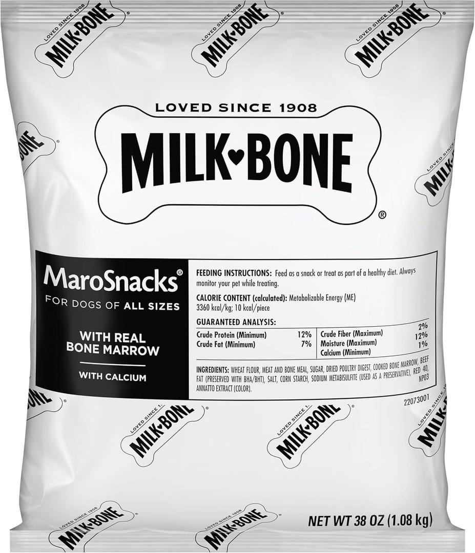 Milk-Bone MaroSnacks Dog Treats, 38 Ounce Refill Packs