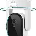 Arlo Essential Pan Tilt Security Camera 2K - Wired Plug-in Power Outdoor Camera, Person Recognition, Package Detection, Animated Preview, 1-Month Trial of Secure Plan, Auto Motion Tracking, 1 Cam