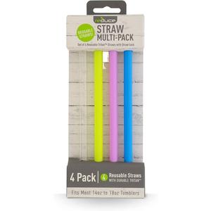 Reduce Touch Cold1 Flex Straws 4 Pack Reusable, Easy to clean 24oz-50oz 