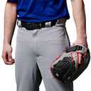 Champro Boys' MVP Open Bottom Relaxed Fit Baseball Pants (Gray, M)