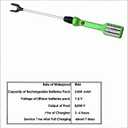 Rechargeable Cattle prod with LED Light, Cattle prod for self-Defense, Electric Cattle prod, 25.17 inches, Green