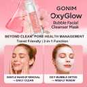 GONIM Face Wash Deep Facial Cleanser with 3s Self-Foaming, Weekly Bubble Face Mask for Oily Skin, Daily Face Wash for Makeup Remover, Collagen+Ceramides+Niacinamide, Deep Cleansing 50ml/1.76oz