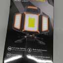 30W Rechargeable Work Light, 3000 Lumen Magnetic Work Light Battery Powered, Waterproof Portable Cordless Job Site Lighting for Construction Site, Workshop, Garage, Camping, and Car Repairing