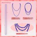 5Pcs/Set Women Tutu Costume Accessories Set 4 Layered Tulle Tutu Skirt Bow Headband Sets for Women Party Supplies (Dark Blue)