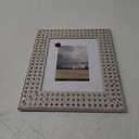 HD Designs Brown Cross Pattern Photo Frame, 8 x 10