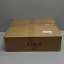 luccido 6 Pack Round Tablecloth 120 Inches Ivory Table Cloth Stain and Wrinkle Resistant Washable Polyester Fabric Table Cover for Party, Wedding and Banquet Decoration