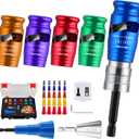 Wire Twister Tool for Drill for 6/8/10/12/14 AWG, 10 in 1 Quickly Drill Wire Stripping and Twisting Tool Kit