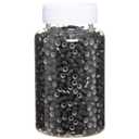 2500pcs 5mm Dark Brown Extension Beads,Silicone Lined Micro Rings,MicroLink I Tip Weft Beads for Hair Tinsel and Feathers Extensions