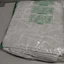 White Grey Curtains 84 Inch Length for Living Room Darkening 2 Panel Back Tab Pocket Linen Textured Modern Farmhouse Tree Branch Pattern Light Filtering 50% Blackout Silver Gray Long Drape for Bedroom