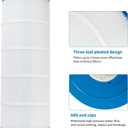 WuYan PA120 Pool Filter Compatible with Hayward C1200, CX1200RE, PA120,for Unicel C-8412, for Filbur FC-1293,Clearwater II 125,120 Sq. Ft Cartridge
