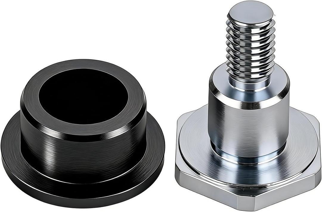 Handle Bushing with Bolt Kit Fits for Wacker Newer Style WP1540 WP1550 Plate Compactor -5100028928 Bolt, 5100004367 Bushing