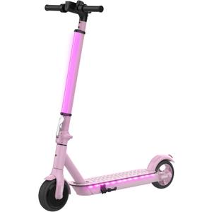 Hiboy Electric Scooter for Teens, 350W Peak Motor, 13 MPH Top Speed, 10.6-Mile Range, Lightweight Foldable Design, UL 2272 Certified Electric Scooter with Dual Braking for Commuting & Campus Use (Pink for Kids 9+ (4'3"5'9"))