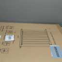 40.5" Extra Tall Baby Gate for Doorways, 54.8"-57.4" Extra Wide Pet Gate Pressure Mounted, Narrow Space Puppy Barrier Gates Indoor, No Drill Metal Safety Child Gate No Climb, Black