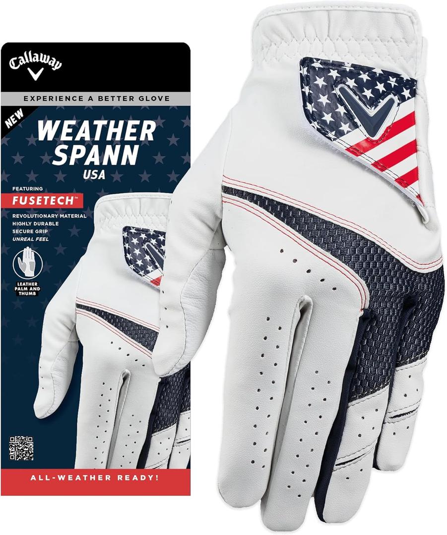 Callaway Golf Weather Spann Glove (Large, USA)